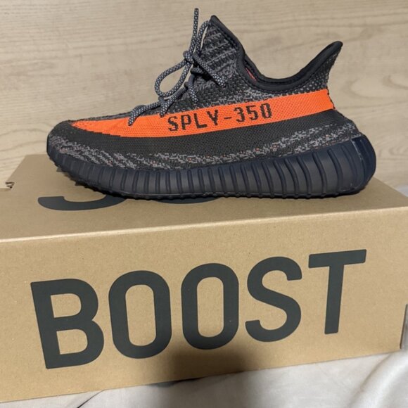 Yeezy Boost 350 V2 Carbon Beluga Adidas - Preowned Size 11.5 - Picture 1 of 6
